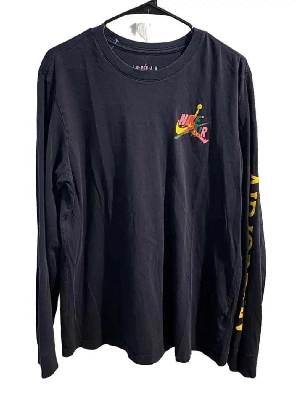 Jordan Jumpman Classics Long Sleeve Tee Black CT6747-010 Size L